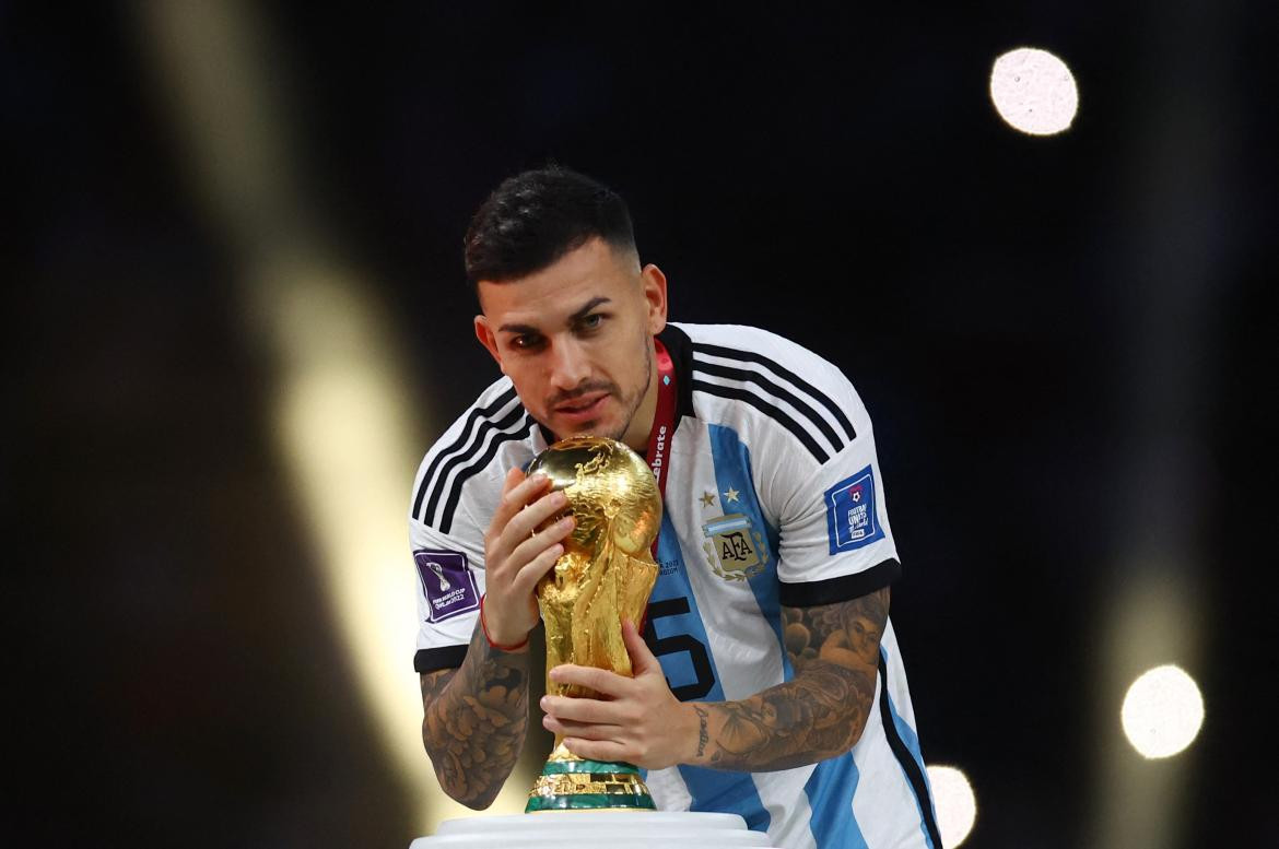 Leandro Paredes, Mundial 2022. Foto: REUTERS