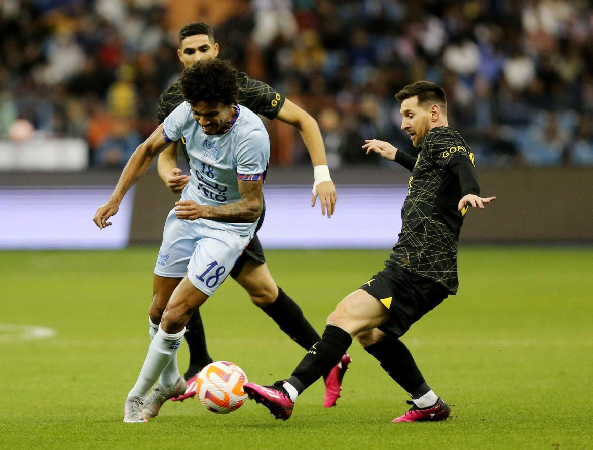 PSG ante el Riyadh Season Team. Foto: REUTERS.