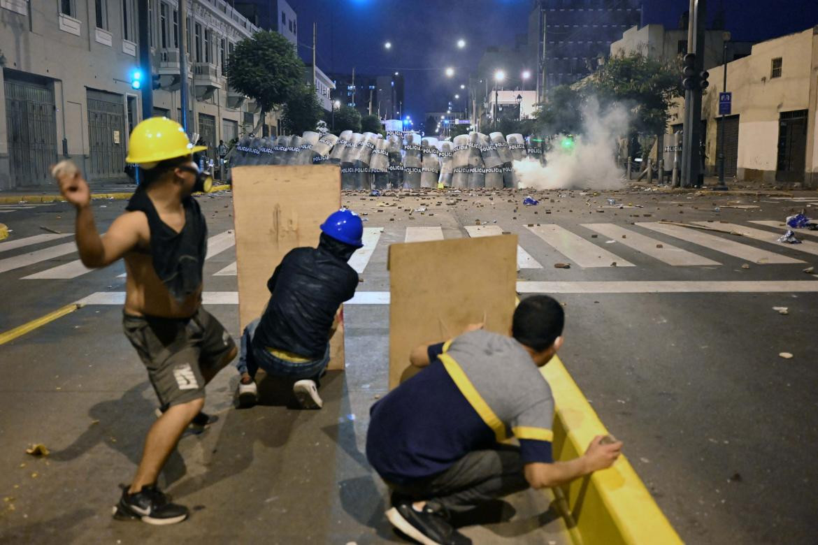 Protestas en Perú_Télam