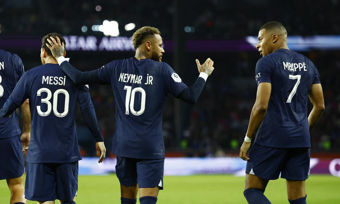 Jugadores del PSG, Liga 1. Foto: REUTERS