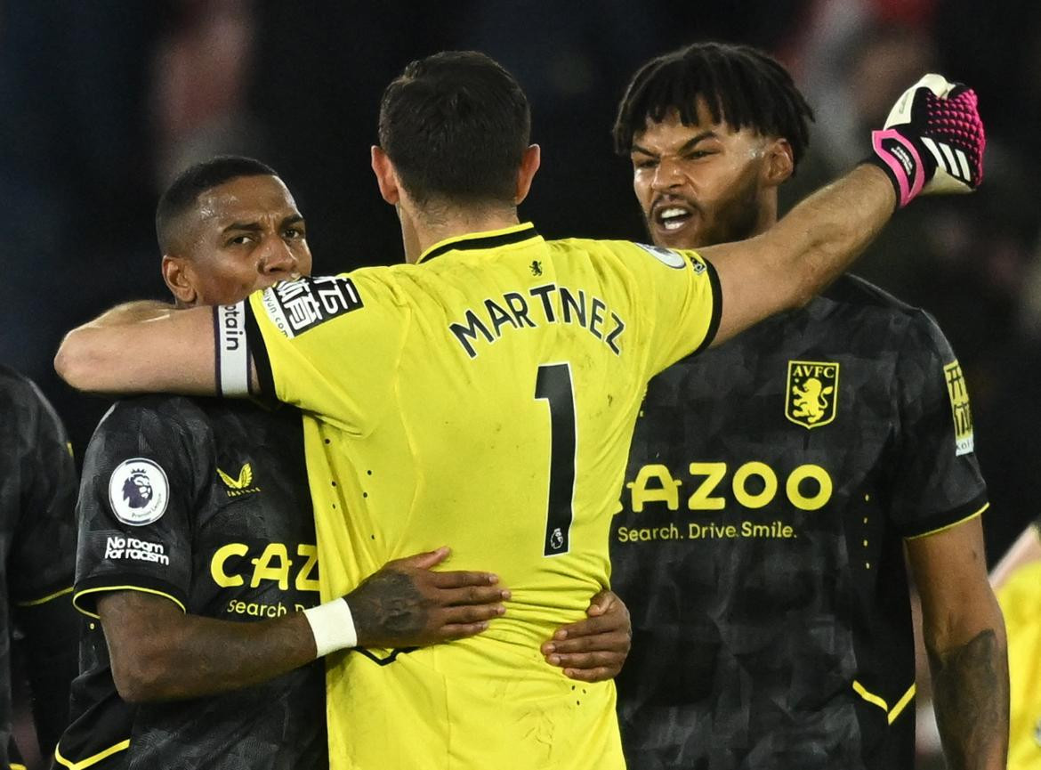 Dibu Martínez, Aston Villa vs Southampton. Foto: REUTERS