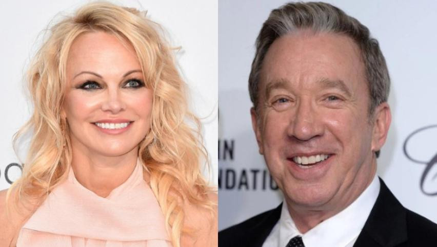 Pamela Anderson y Tim Allen. Foto: NA.