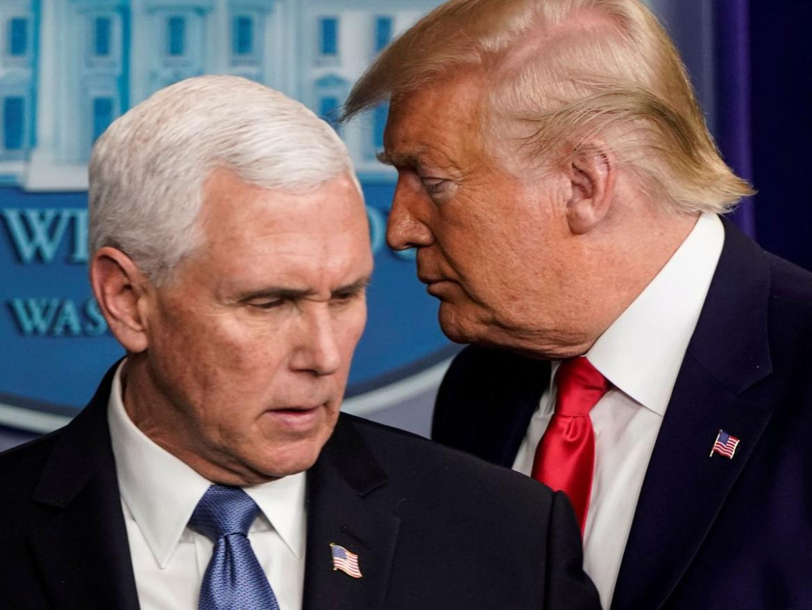 Michael Pence y Donald Trump, EEUU. Foto: REUTERS