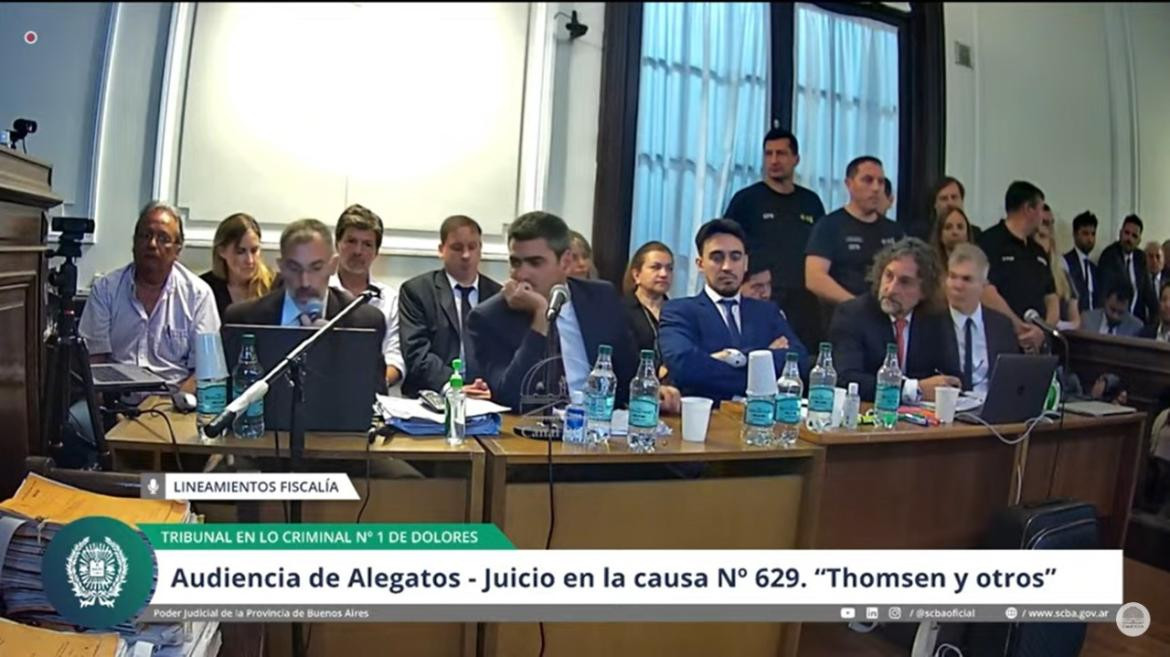 Alegatos en el juicio por el crimen de Báez Sosa_Captura de video