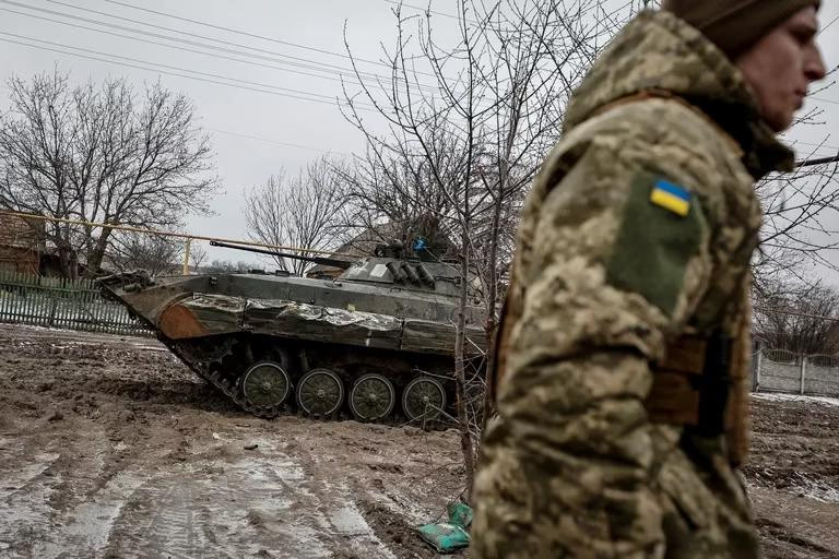 Guerra en Ucrania, soldados. Foto: REUTERS