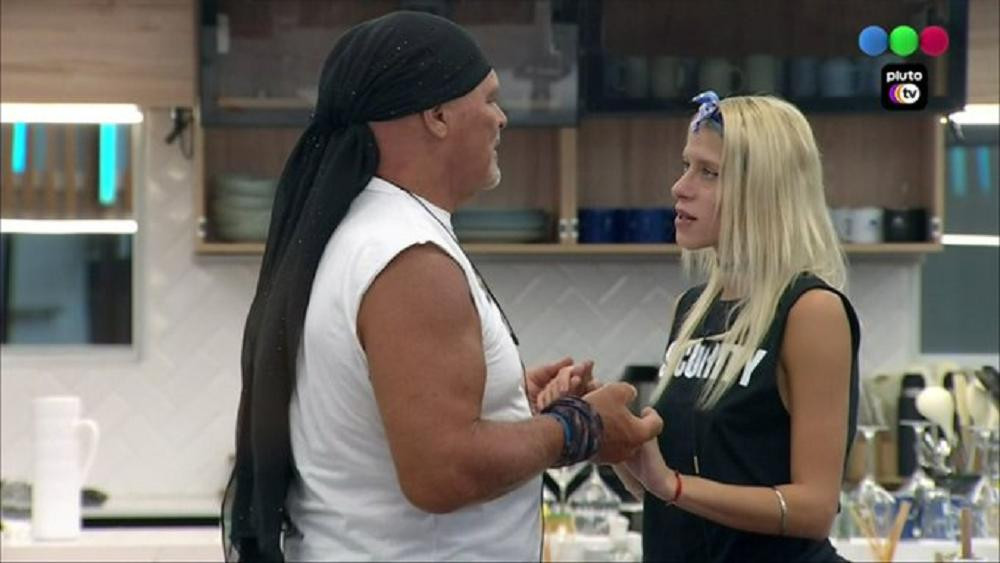 Alfa y Camila de Gran Hermano. Foto: captura.