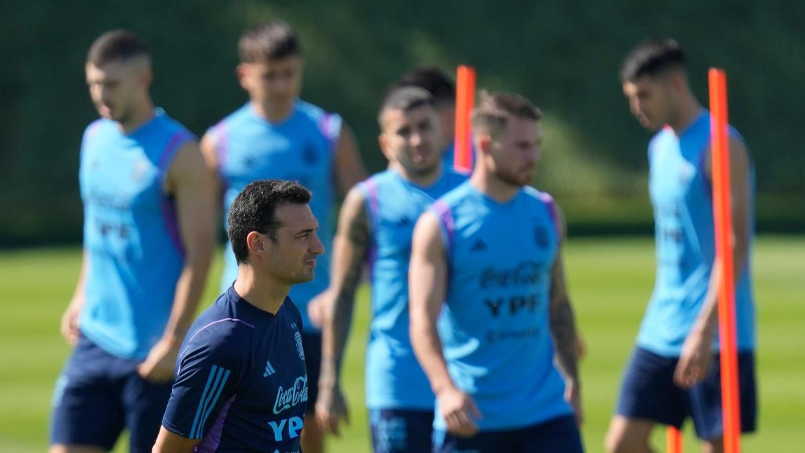 Selección Argentina, entrenamiento. Foto: REUTERS