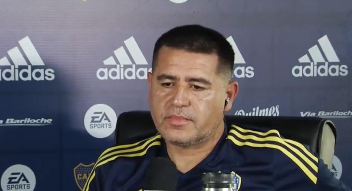 Juan Román Riquelme. Foto: Captura de tv