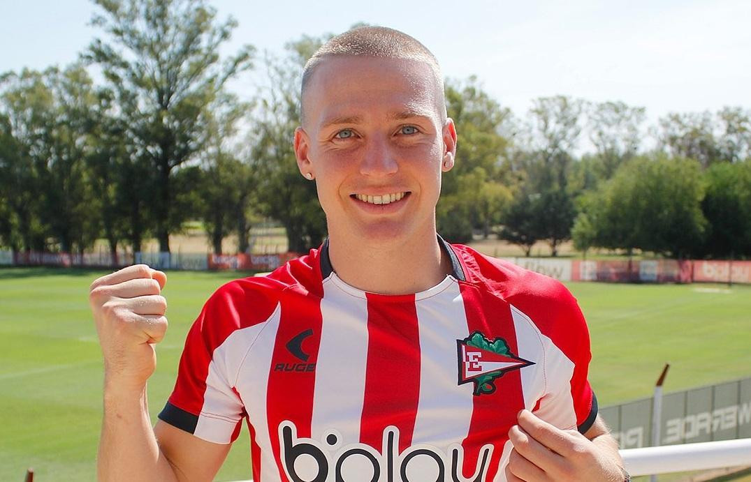 Santiago Ascacibar regresó a Estudiantes de La Plata. Foto: Twitter @EdelpOficial.