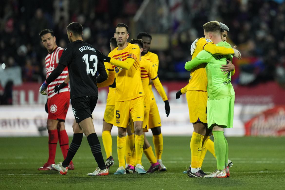 Barcelona vs Girona, fútbol español. Foto: EFE