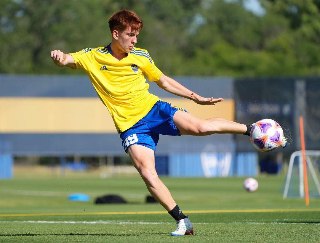 Valentín Barco; Boca. Foto: Instagram @colo.barco.