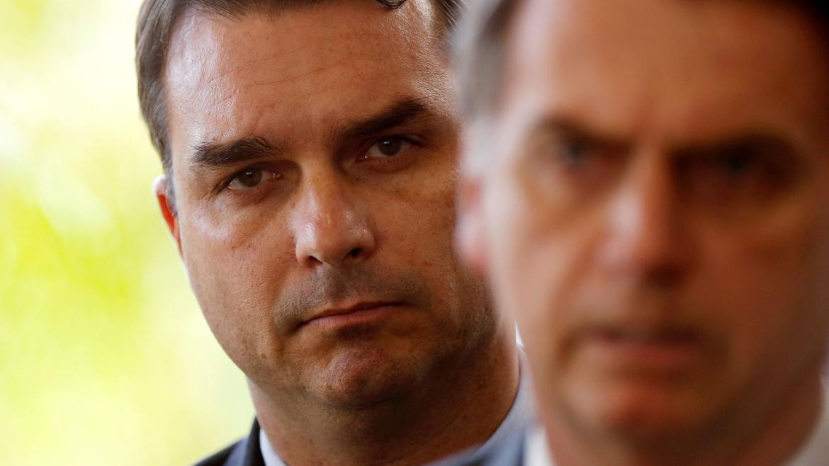 El hijo de Bolsonaro, Brasil. Foto: REUTERS