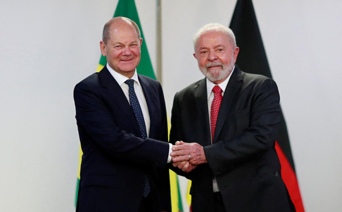 Lula da Silva y Olaf Scholz. Foto: NA.