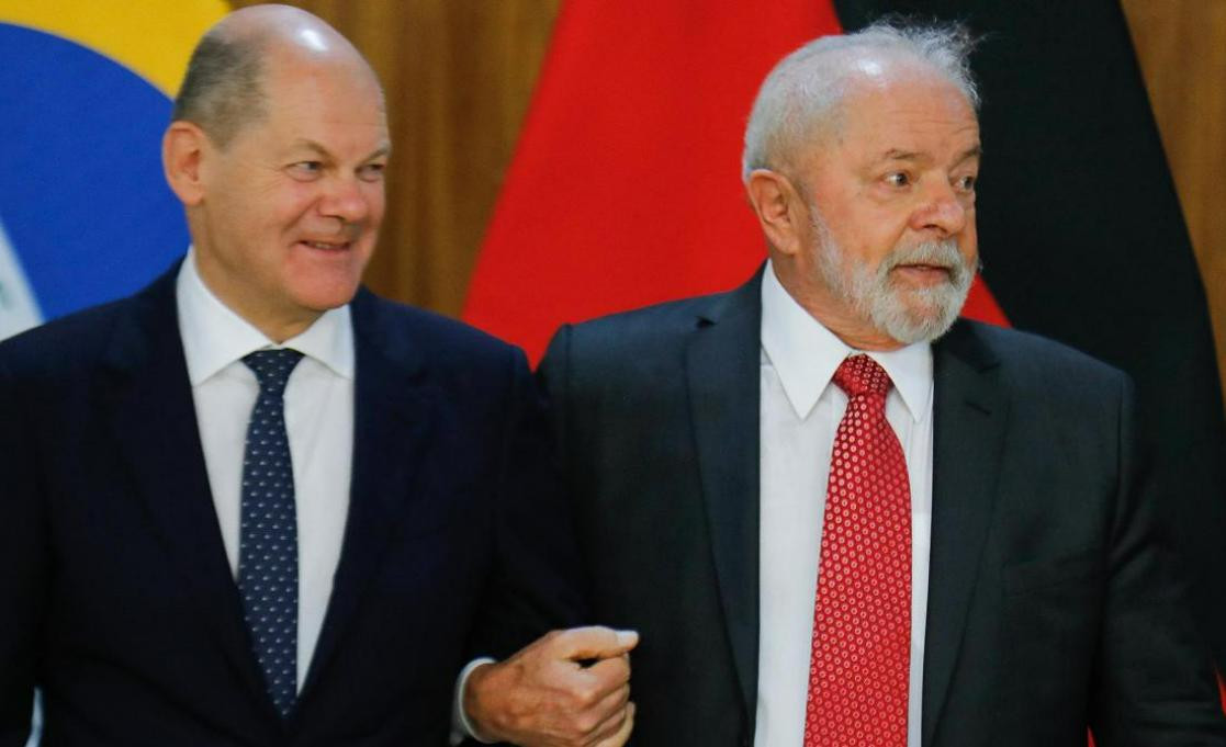 Lula da Silva y Olaf Scholz_Télam