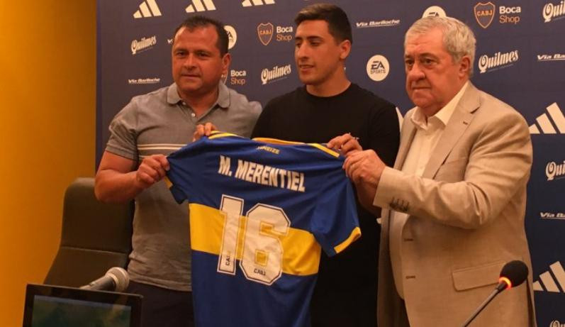 Miguel Merentiel, Boca. Foto: NA