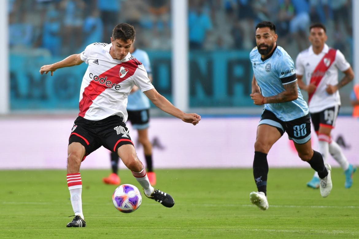 Belgrano vs River, Liga Profesional. Foto: NA