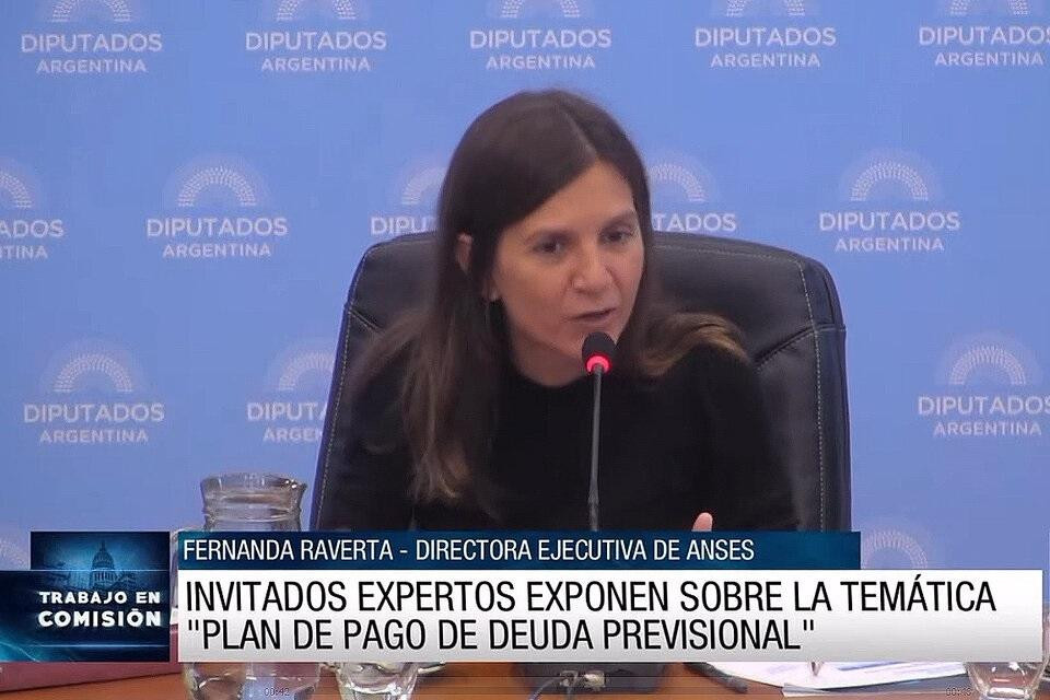 Fernanda Raverta expuso sobre el “plan de pago de deuda previsional”	