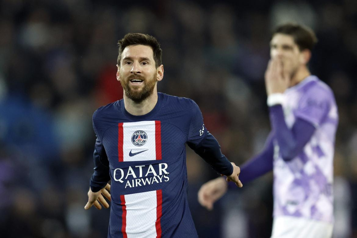 Lionel Messi vs.Toulouse; PSG. Foto: Reuters.