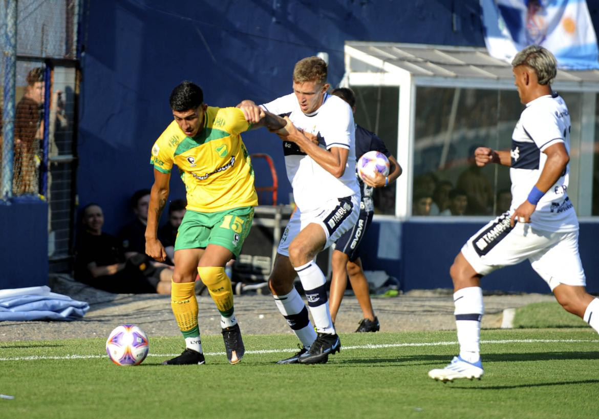 Gimnasia vs Defensa y Justicia, Liga Profesional. Foto: Télam