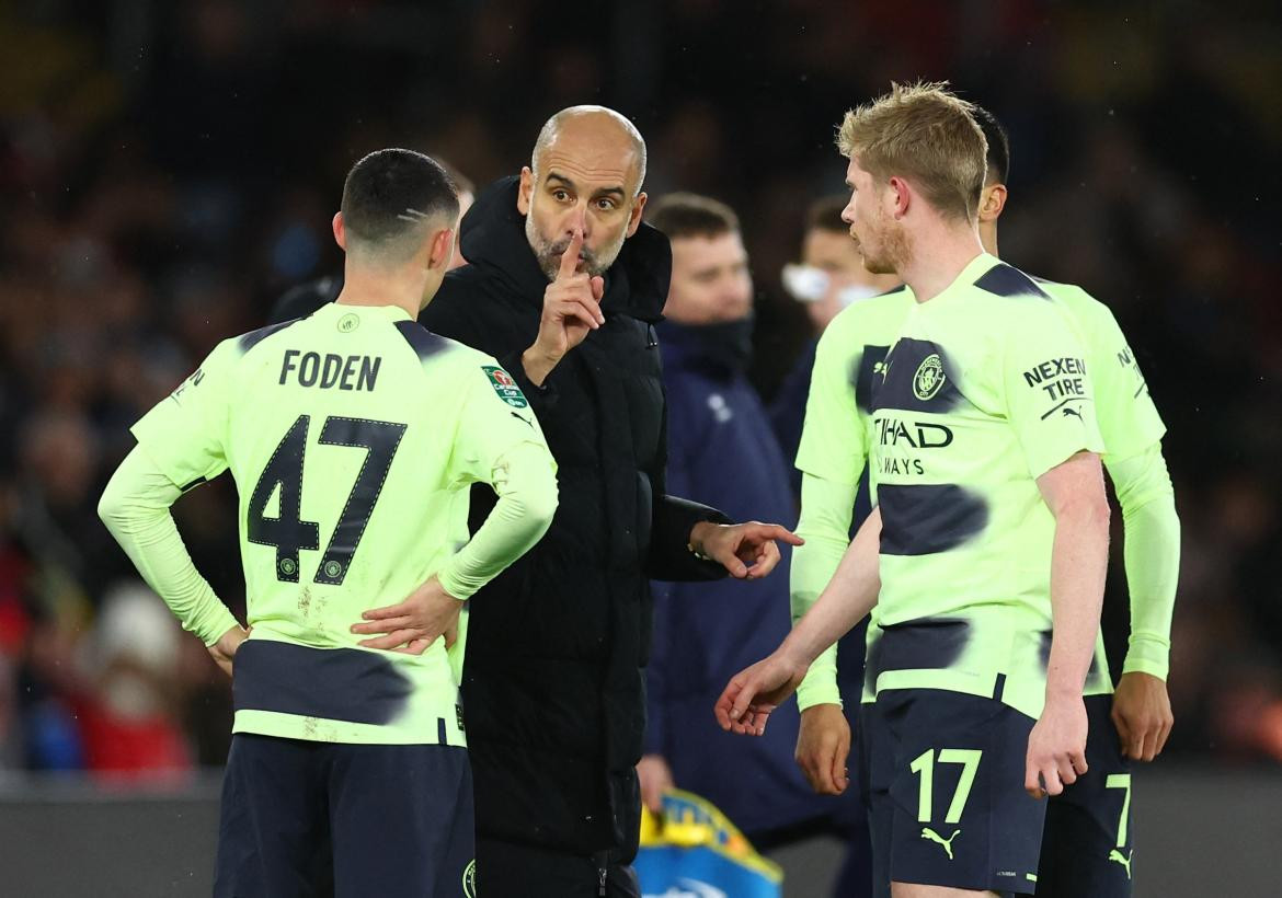 Pep Guardiola, Manchester City. Foto: REUTERS