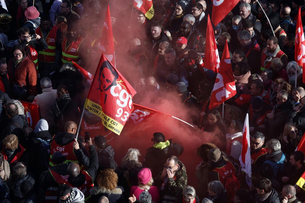 Protestas masivas en Francia Foto Reuters