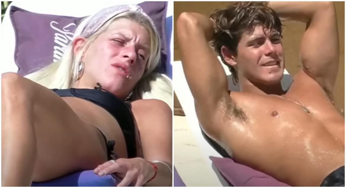 Camila y Marcos de Gran Hermano. Foto: captura.