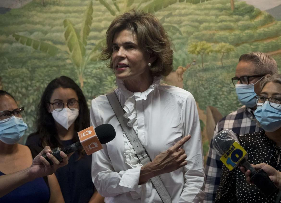 Cristiana Chamorro, hija de la exmandataria nicaragüense Violeta Barrios de Chamorro. Foto: EFE