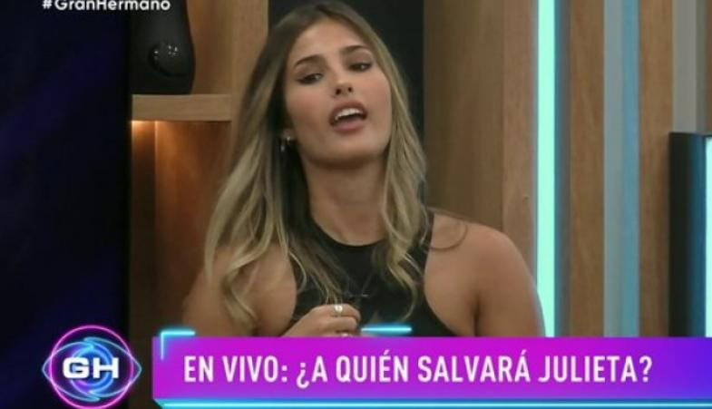 Gran Hermano, Julieta salvó a un compañero de la placa_NA