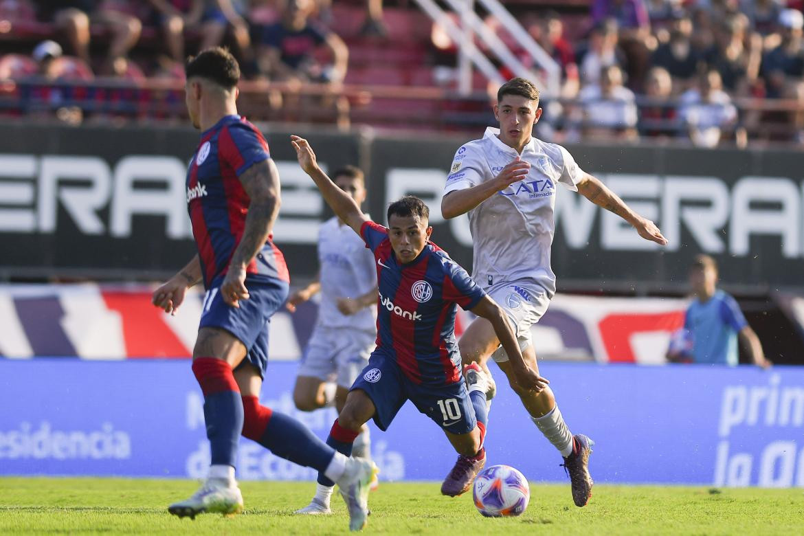 San Lorenzo vs Godoy Cruz, Liga Profesional. Foto: Télam