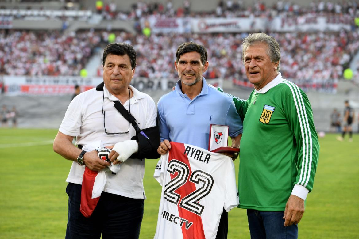 El homenaje a los Campeones del Mundo 2. Foto: Télam.