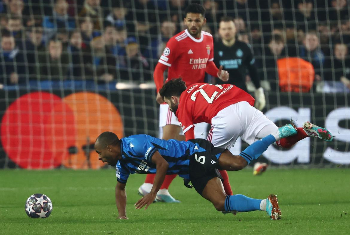 Champions League, Brujas vs. Benfica. Foto: REUTERS.