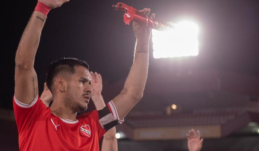 Sergio Barreto en Independiente. Foto: NA.