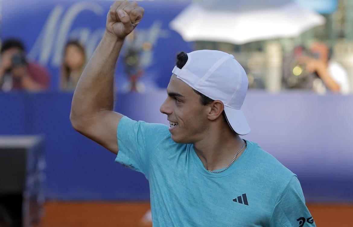 Francisco Cerúndolo en el Argentina Open. ATP de Buenos Aires. Foto: Twitter @ArgentinaOpen.