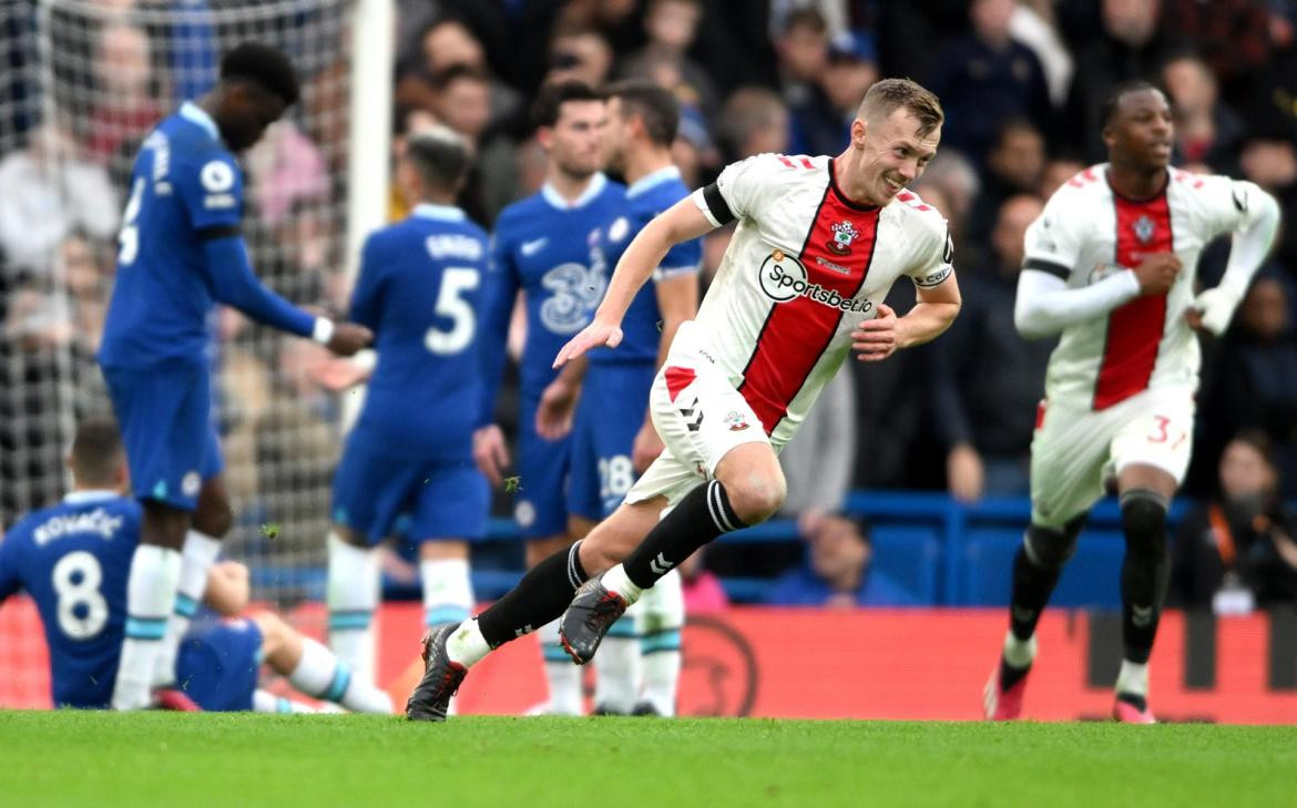 James Ward-Prowse; Chelsea-Southampton. Foto: EFE.