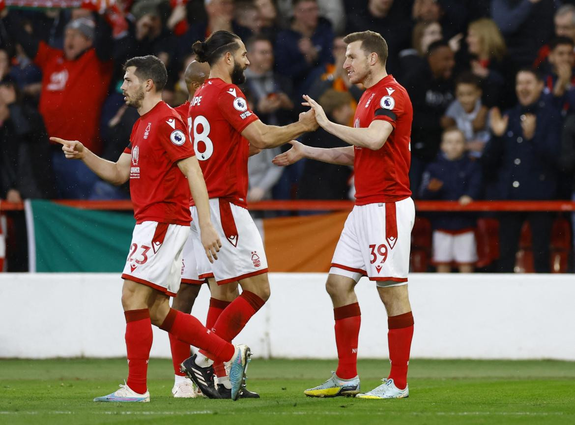 Chris Wood; Nottingham Forest-Manchester City. Foto: Reuters.