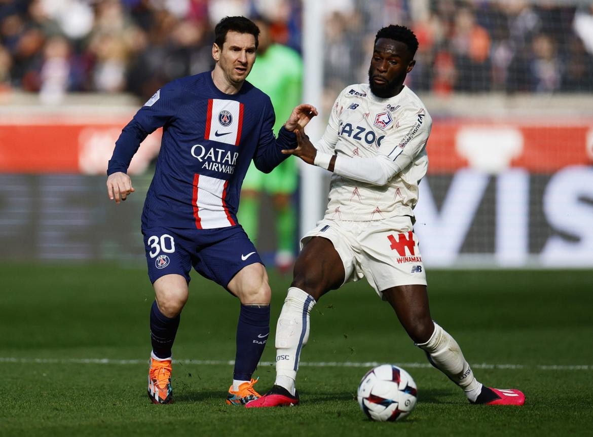 Paris St Germain vs Lille. Foto: Reuters.