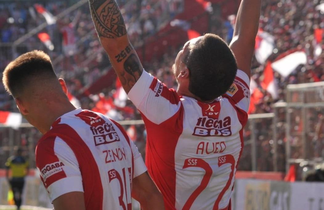 Luciano Aued; Unión-Colón. Foto: Twitter @clubaunion.