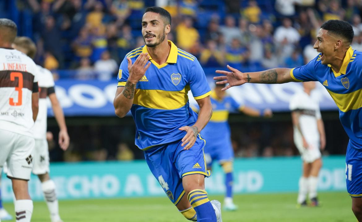 Nicolás Figal; Boca-Platense. Foto: NA.