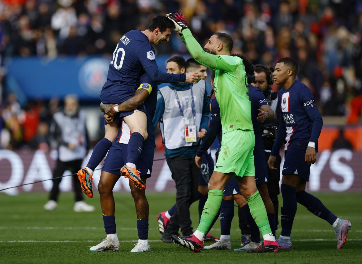 Lionel Messi, el salvador de PSG ante Lille. Foto: Reuters.