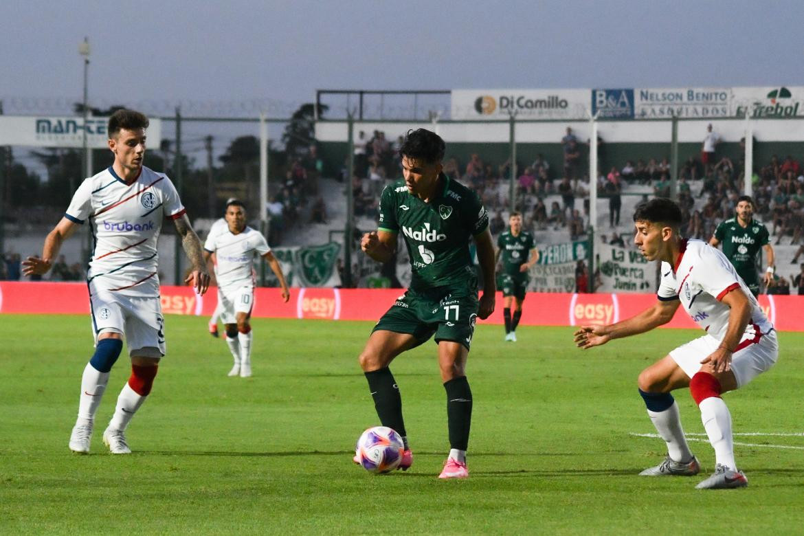 Sarmiento-San Lorenzo 2. Foto: Twitter @CASarmientoOf.