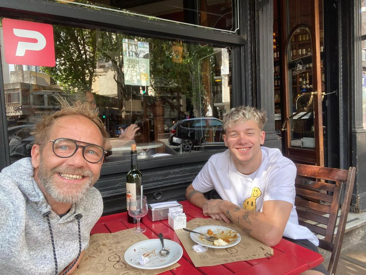 Nacho de Gran Hermano y su papá. Foto: Instagram/rodopose.