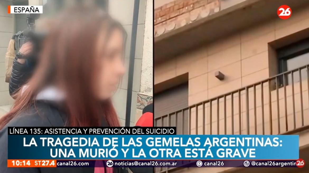 Habló la vecina de las gemelas argentinas_Canal26