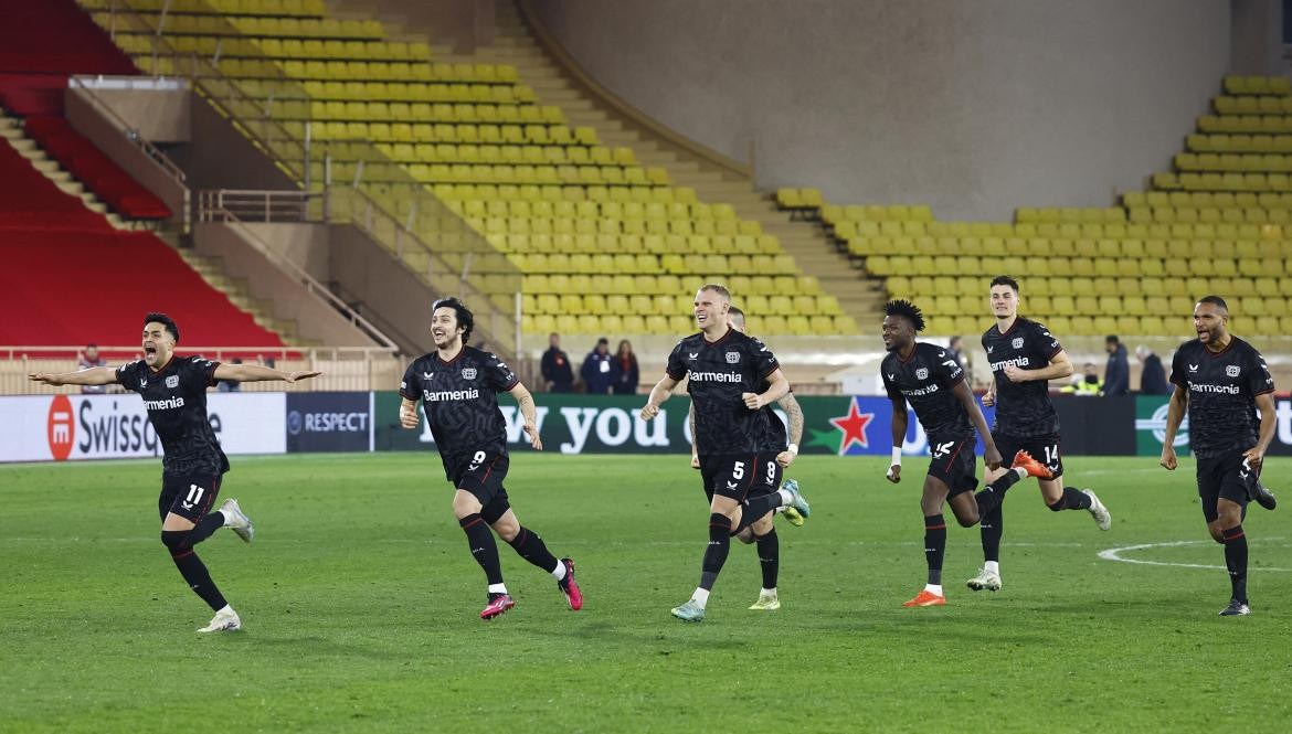 Mónaco vs. Bayer Leverkusen. Foto: Reuters.