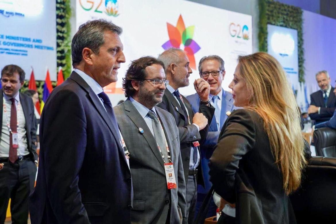 Sergio Massa en el G20. Foto: Prensa.