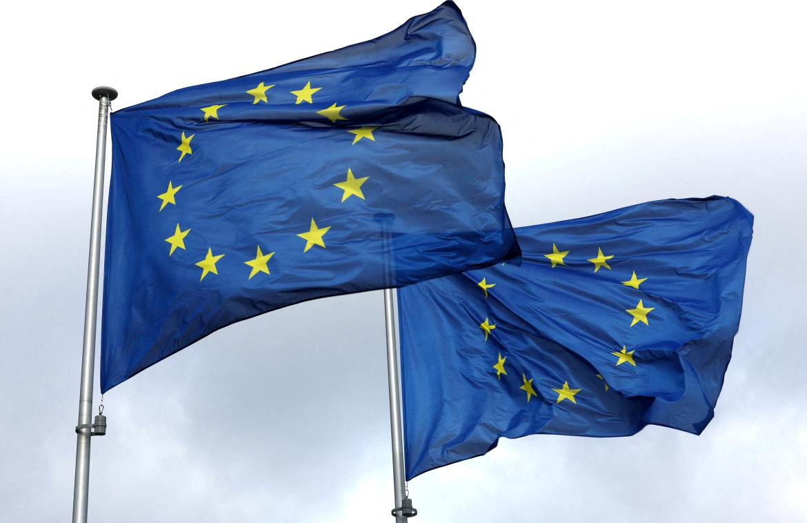 La bandera de la Unión Europea. Foto: Reuters.