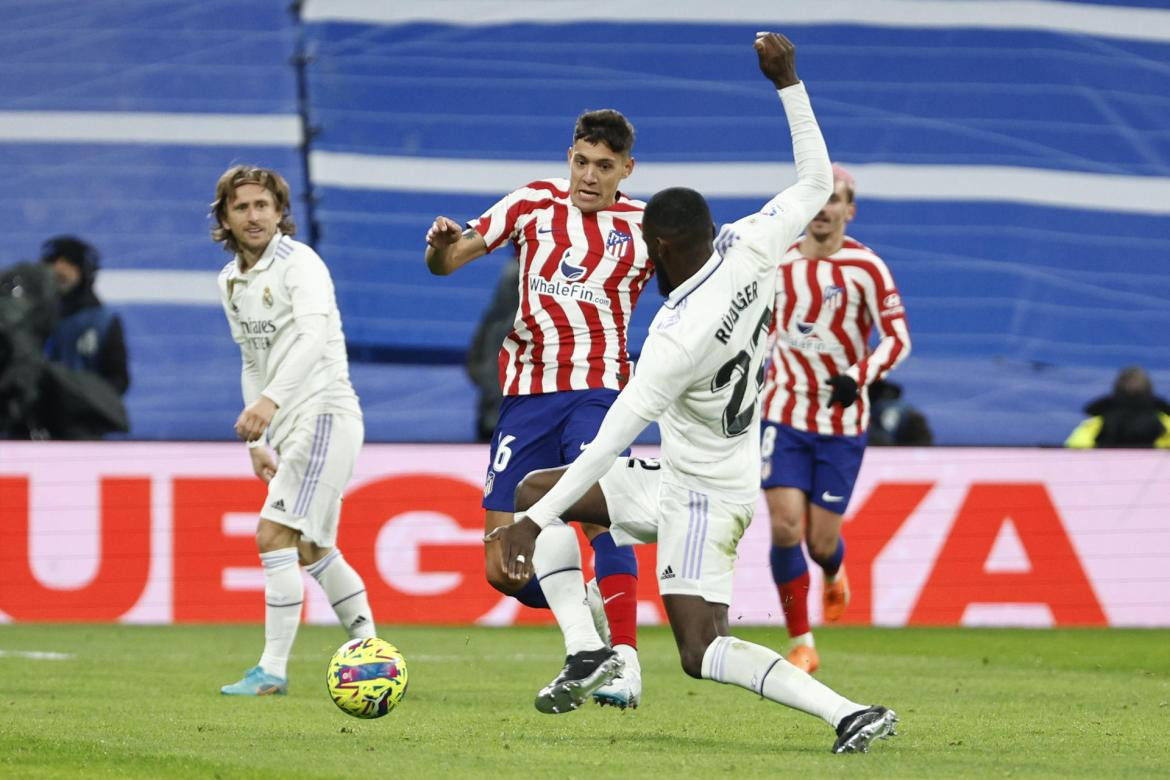 Atlético Madrid vs Real Madrid, LaLiga. Foto: EFE