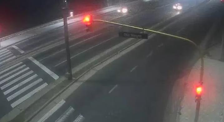 Violento choque y muerte en Mar del Plata. Foto: captura video