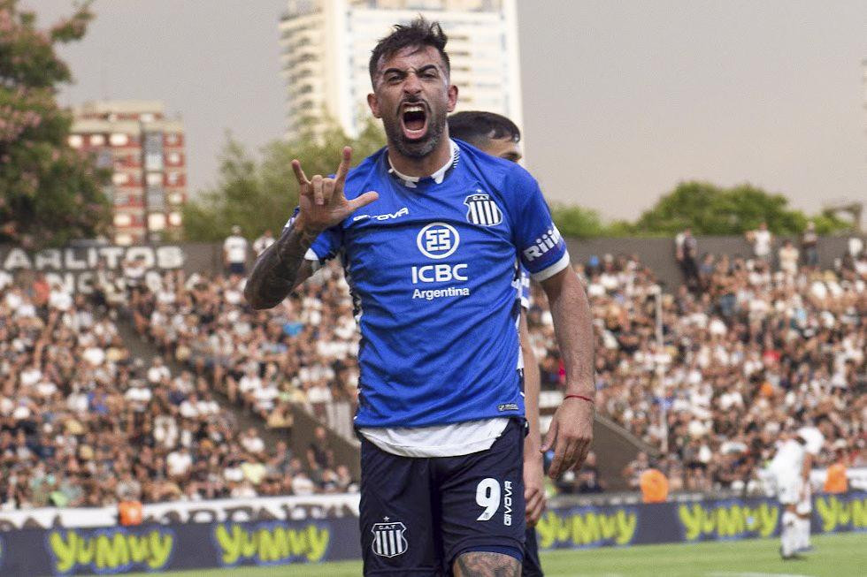 Michael Santos; Platense-Talleres de Córdoba. Foto: Twitter @CATalleresdecba.