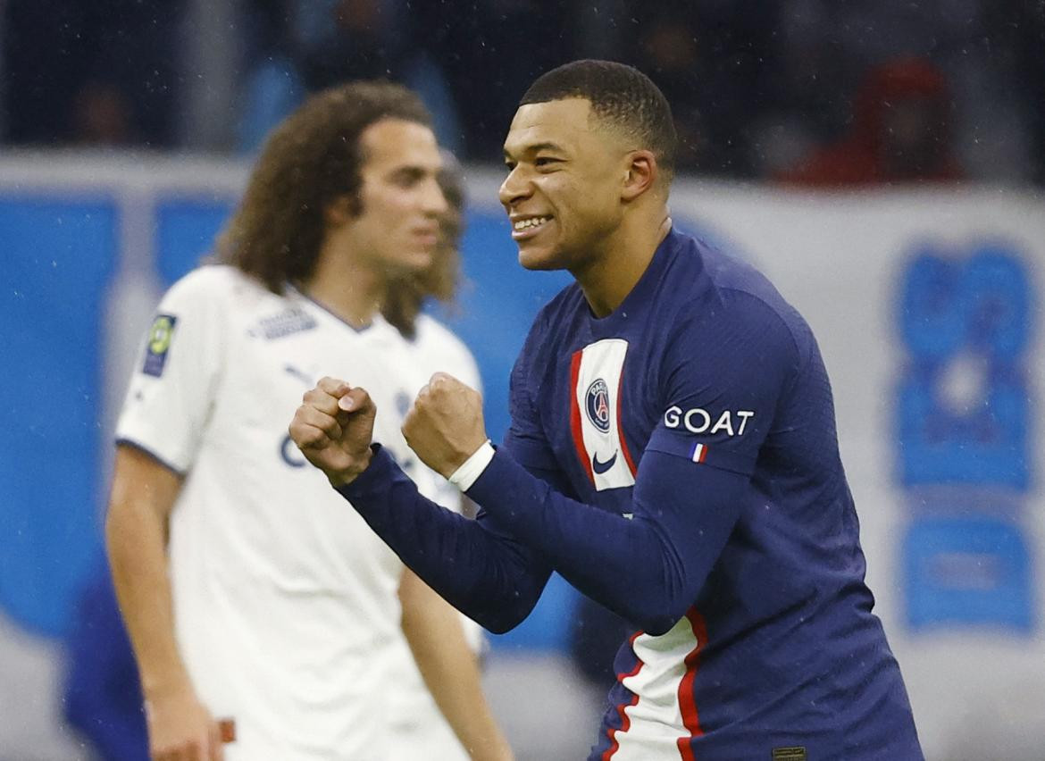 Kylian Mbappe; Olympique de Marsella-PSG. Foto: Reuters.