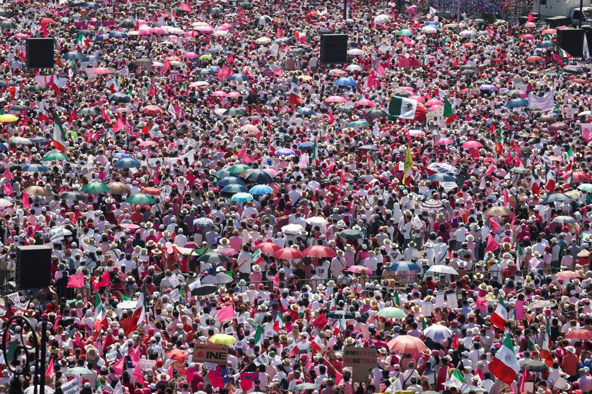 Manifestaciones en México, Reuters